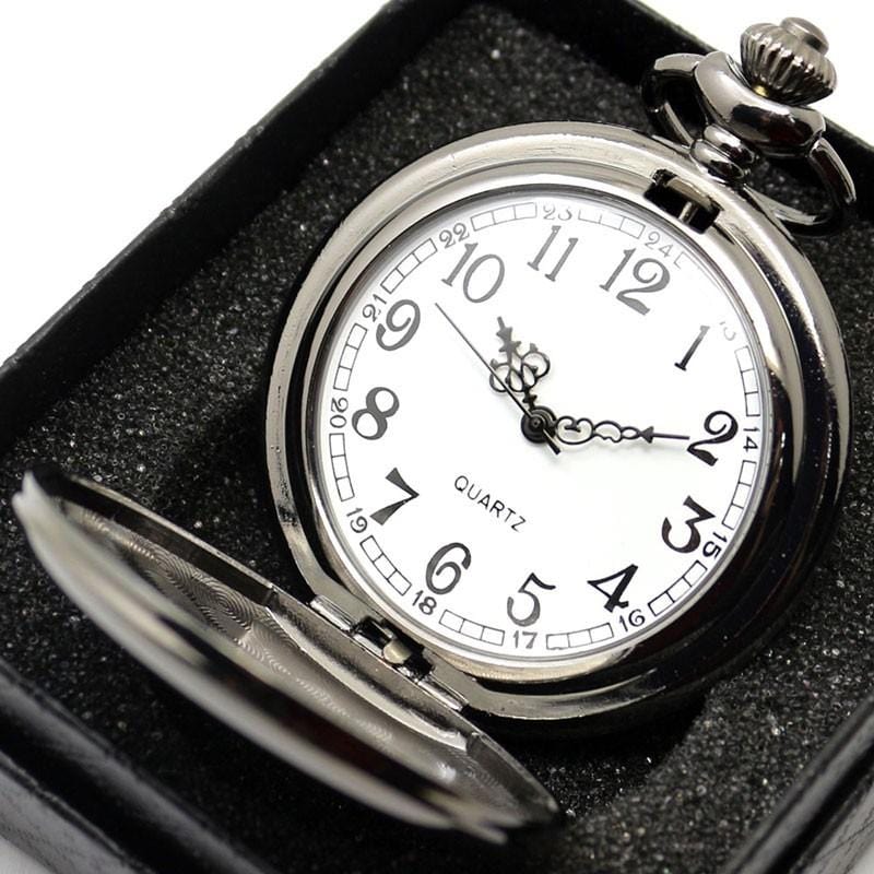 Pocket Watches To My Husband - I Would Love You Longer Engraved Pocket Watch GiveMe-Gifts