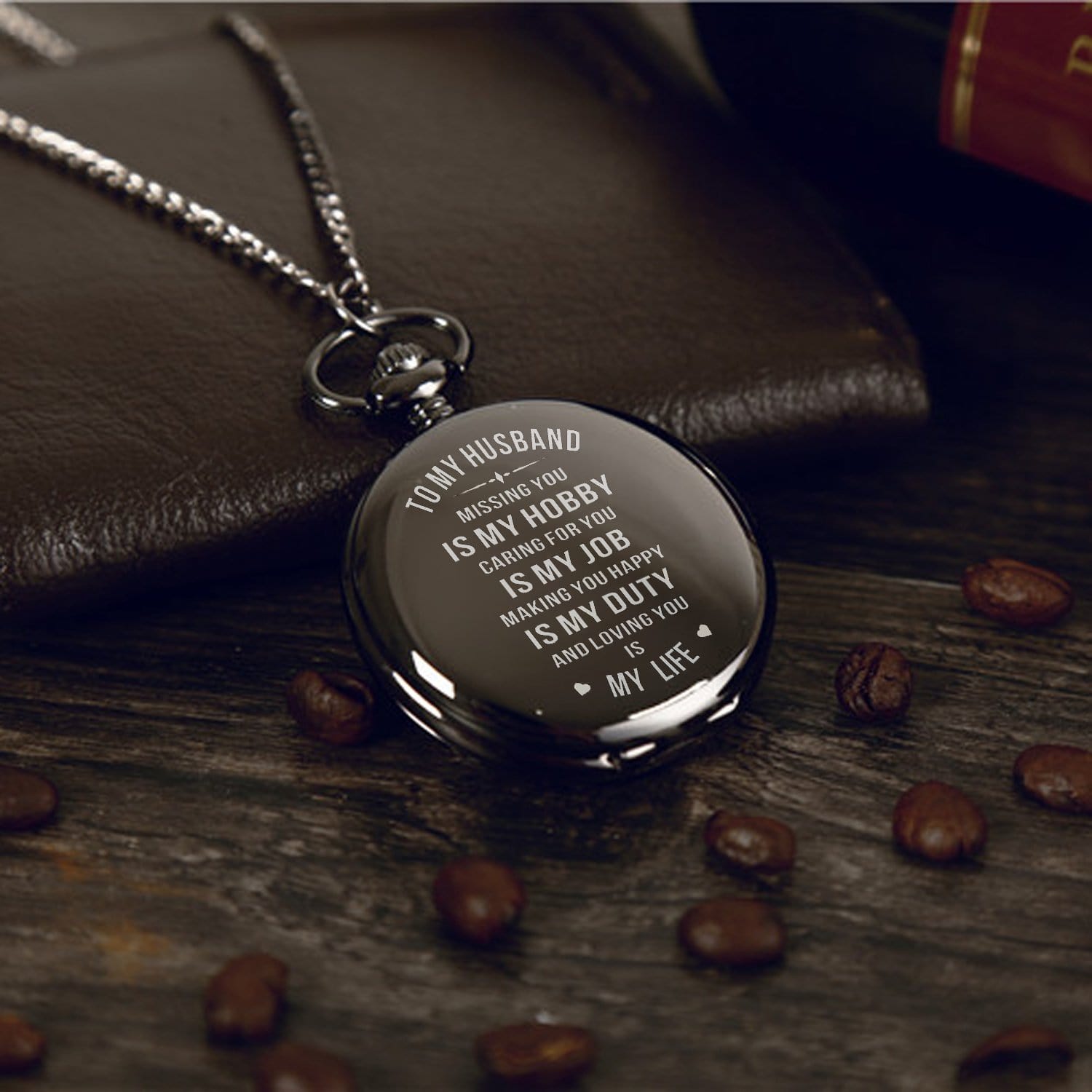 Pocket Watches To My Husband - Loving You Is My Life Pocket Watch GiveMe-Gifts