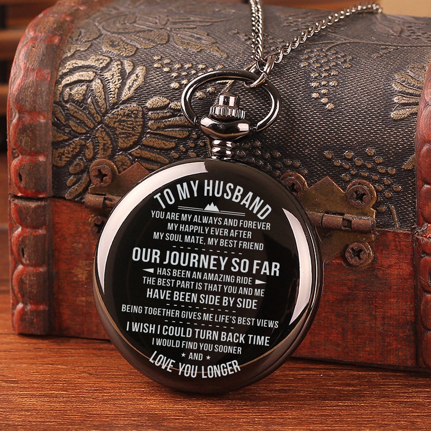 Pocket Watches To My Husband - Our Journey So far Pocket Watch GiveMe-Gifts
