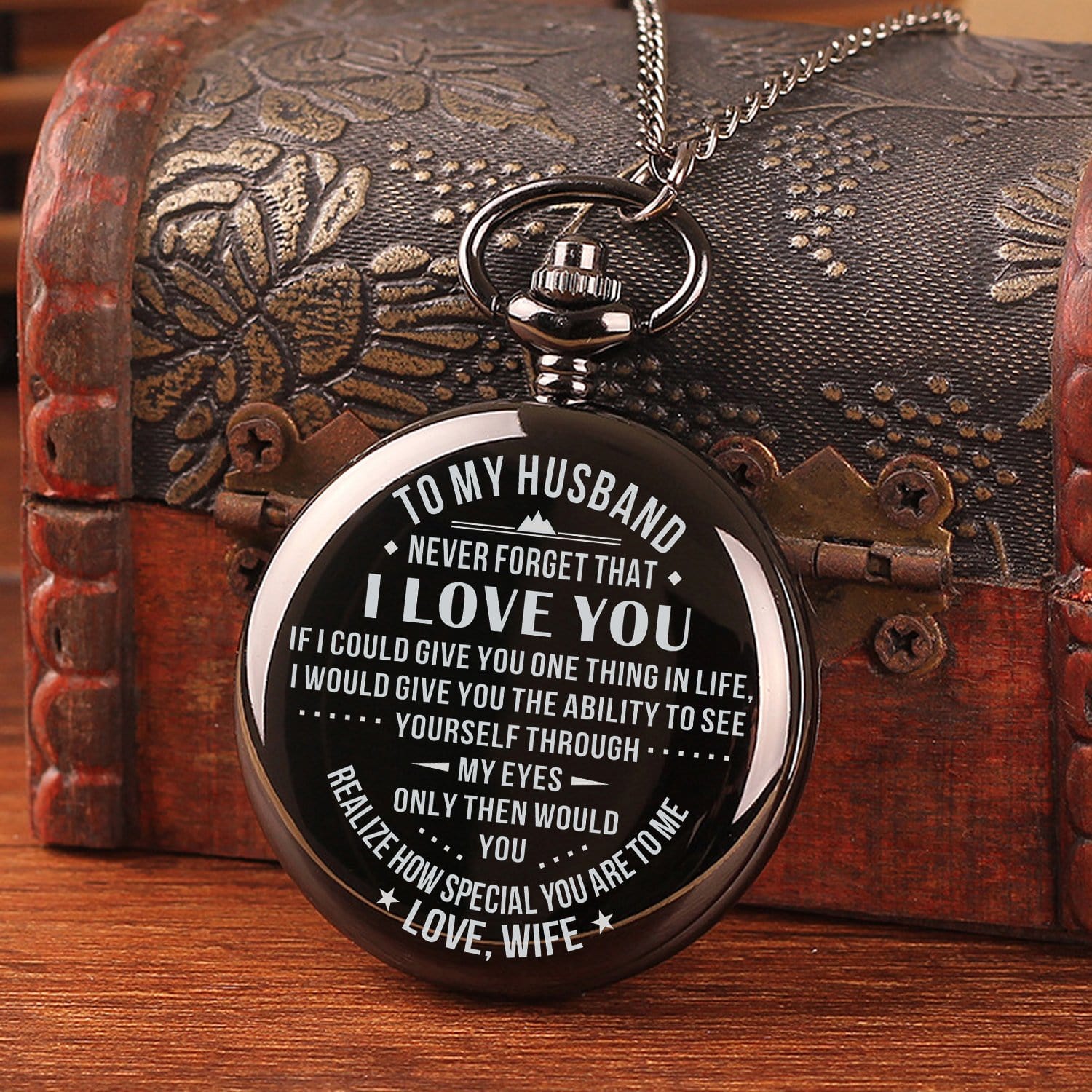 Pocket Watches For Husband To My Husband - You Realize How Special You Are To Me Pocket Watch GiveMe-Gifts