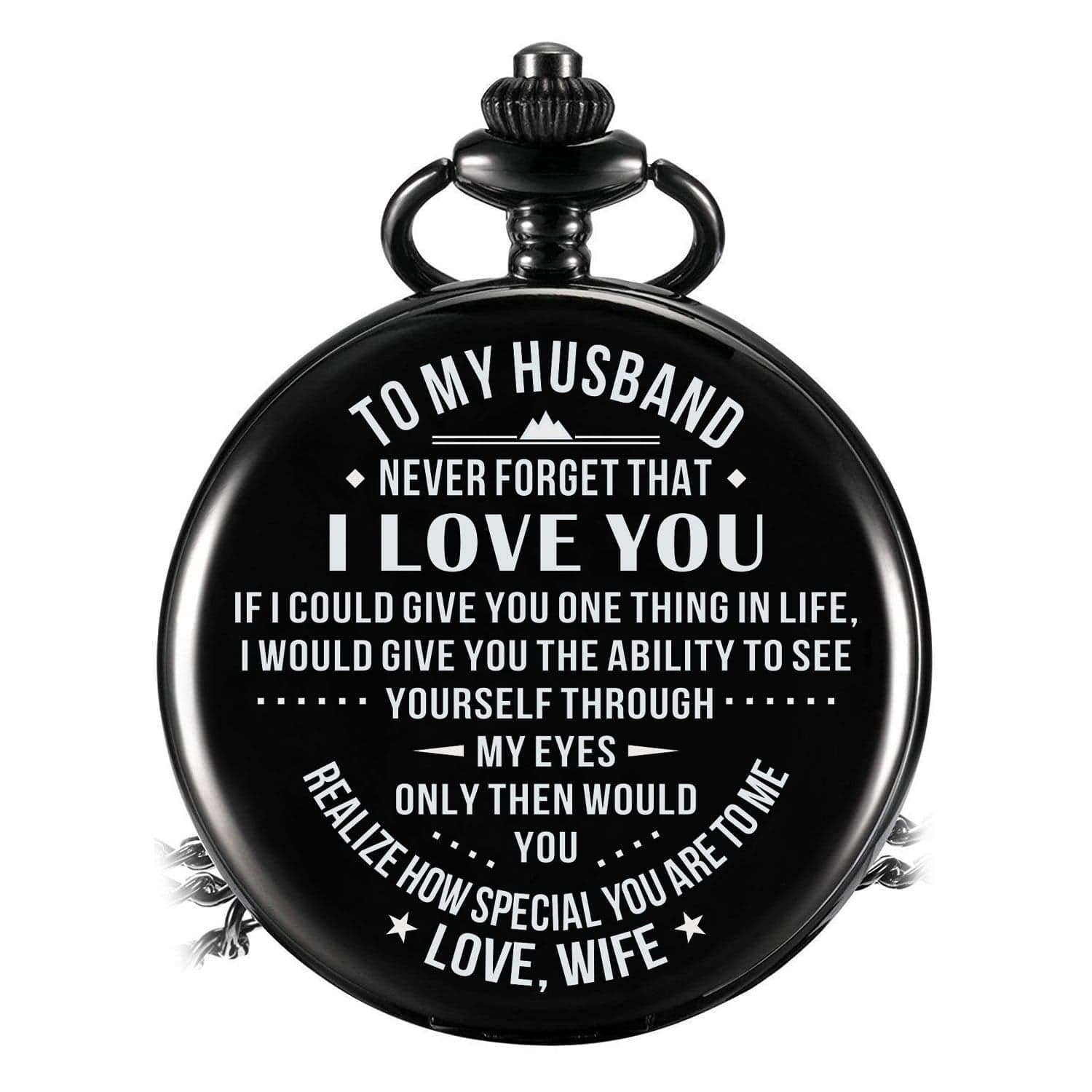 Pocket Watches For Husband To My Husband - You Realize How Special You Are To Me Pocket Watch GiveMe-Gifts