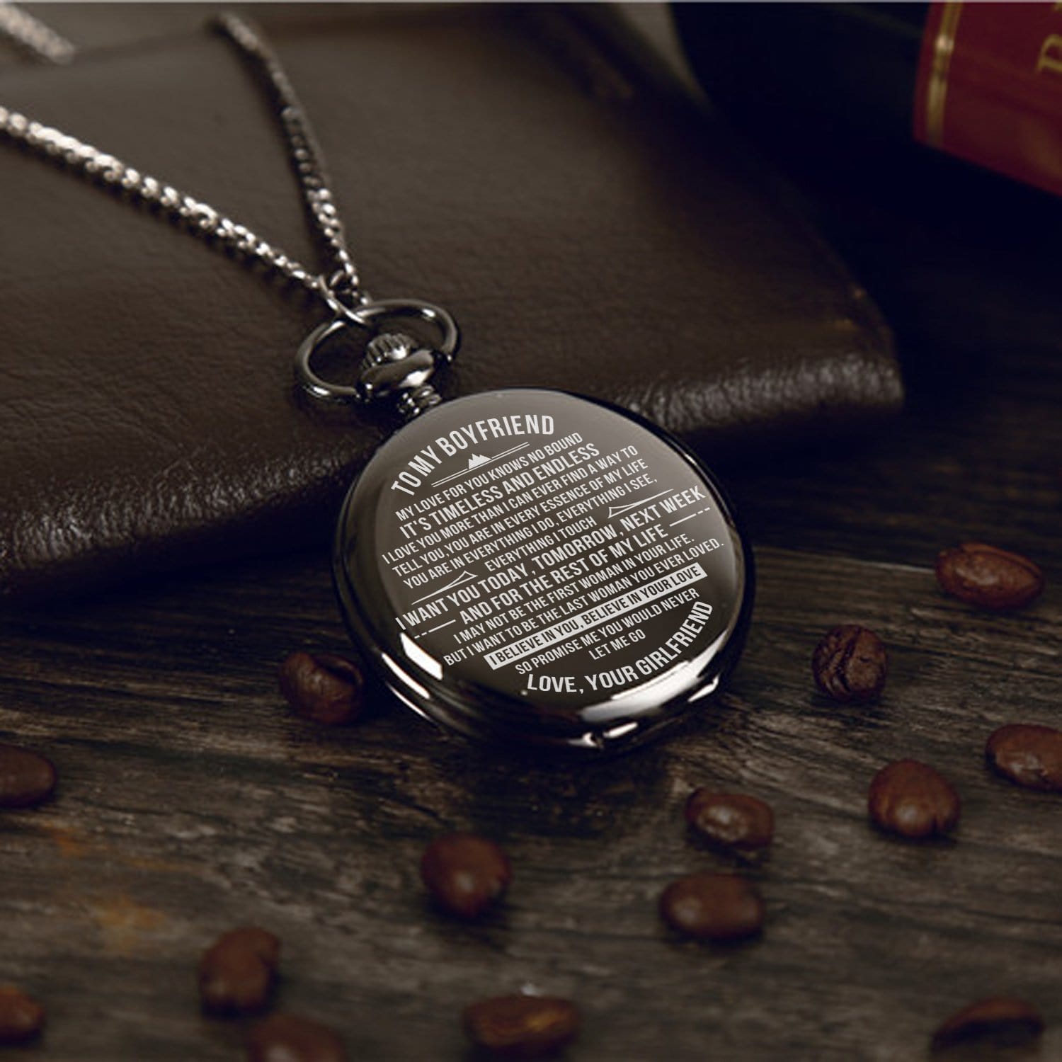 Pocket Watches To My Boyfriend - I Believe In Your Love Pocket Watch GiveMe-Gifts