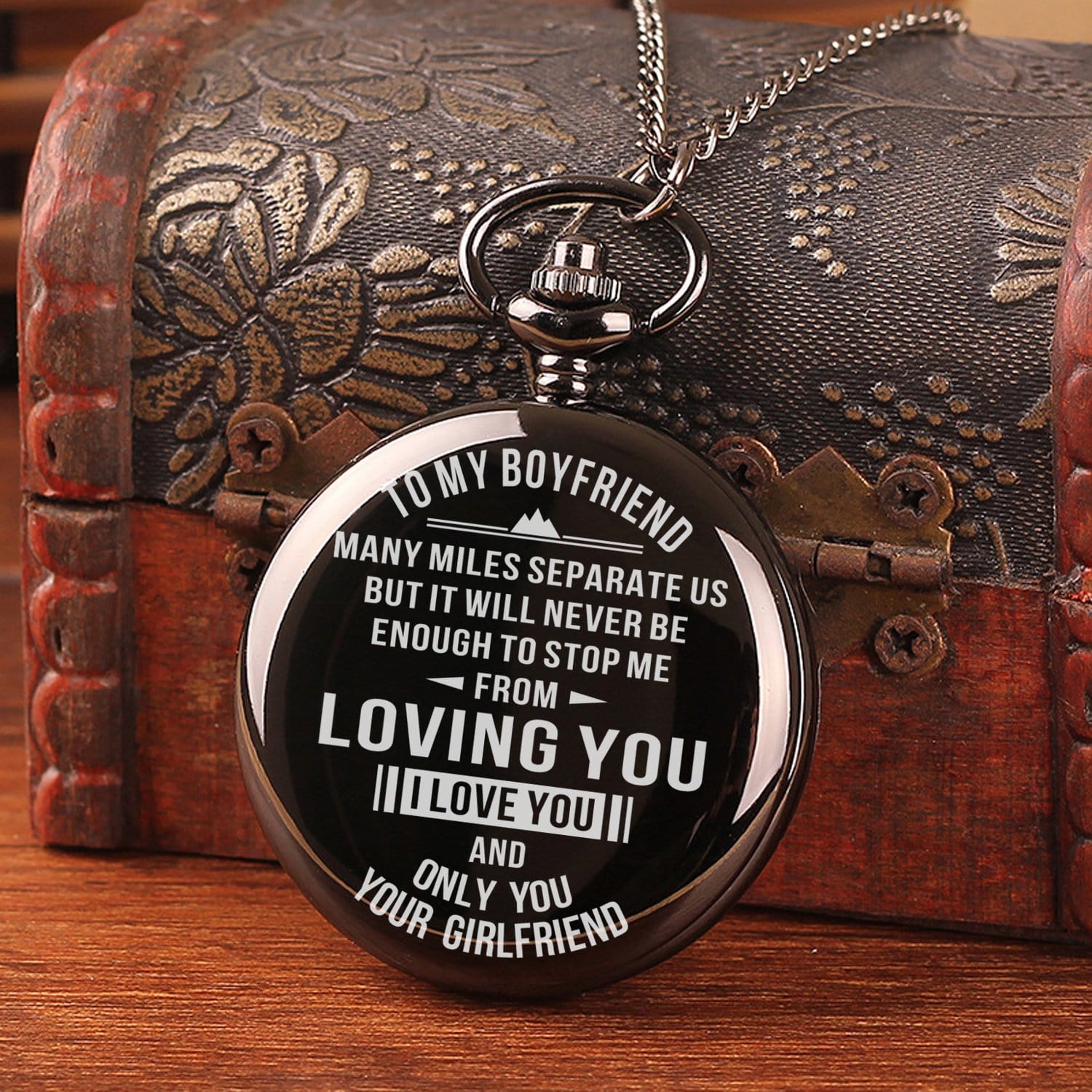Pocket Watches For Lovers To My Boyfriend - Loving You Pocket Watch GiveMe-Gifts