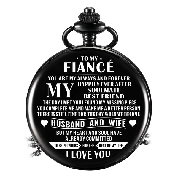 Pocket Watches To My Fiance - My Happily Ever After Pocket Watch GiveMe-Gifts