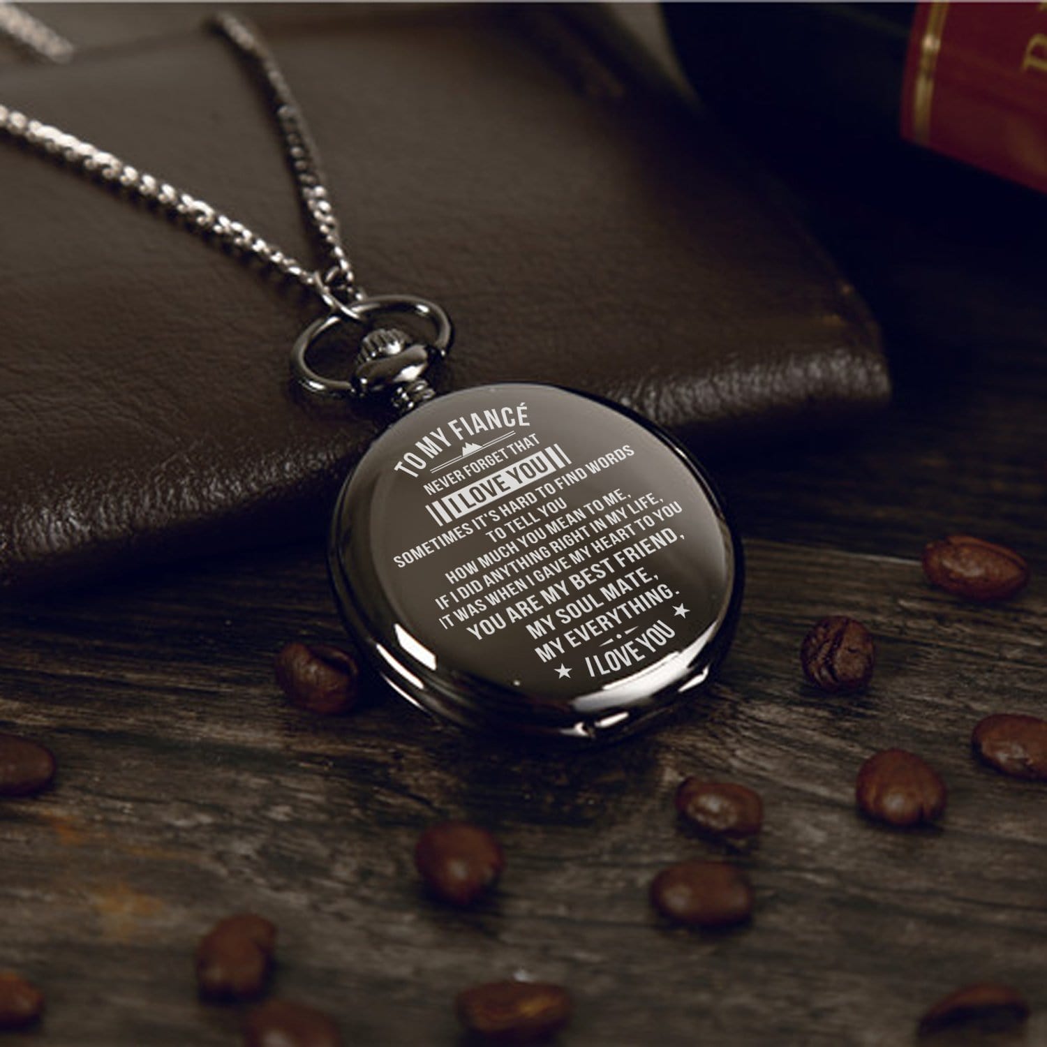 Pocket Watches To My Fiance - You Are My Everything Pocket Watch GiveMe-Gifts