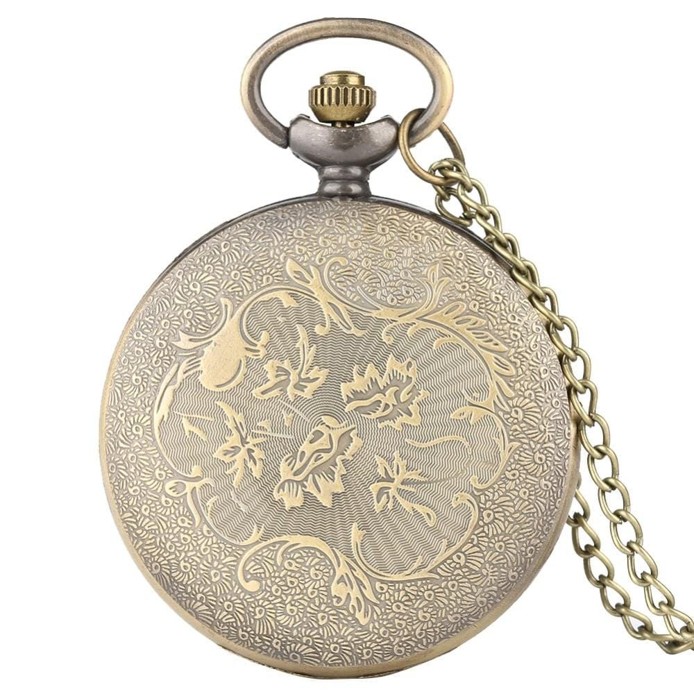 Pocket Watches Dad To Son - I Will Always Have You Back Bronze Vintage Pocket Watch GiveMe-Gifts