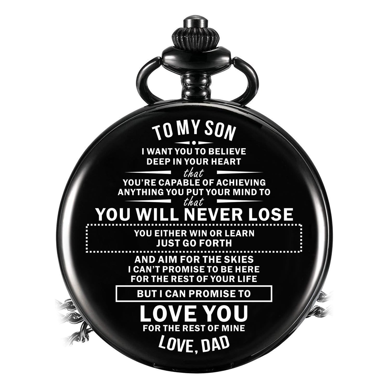 Pocket Watches Dad To Son - You Will Never Lose Pocket Watch GiveMe-Gifts
