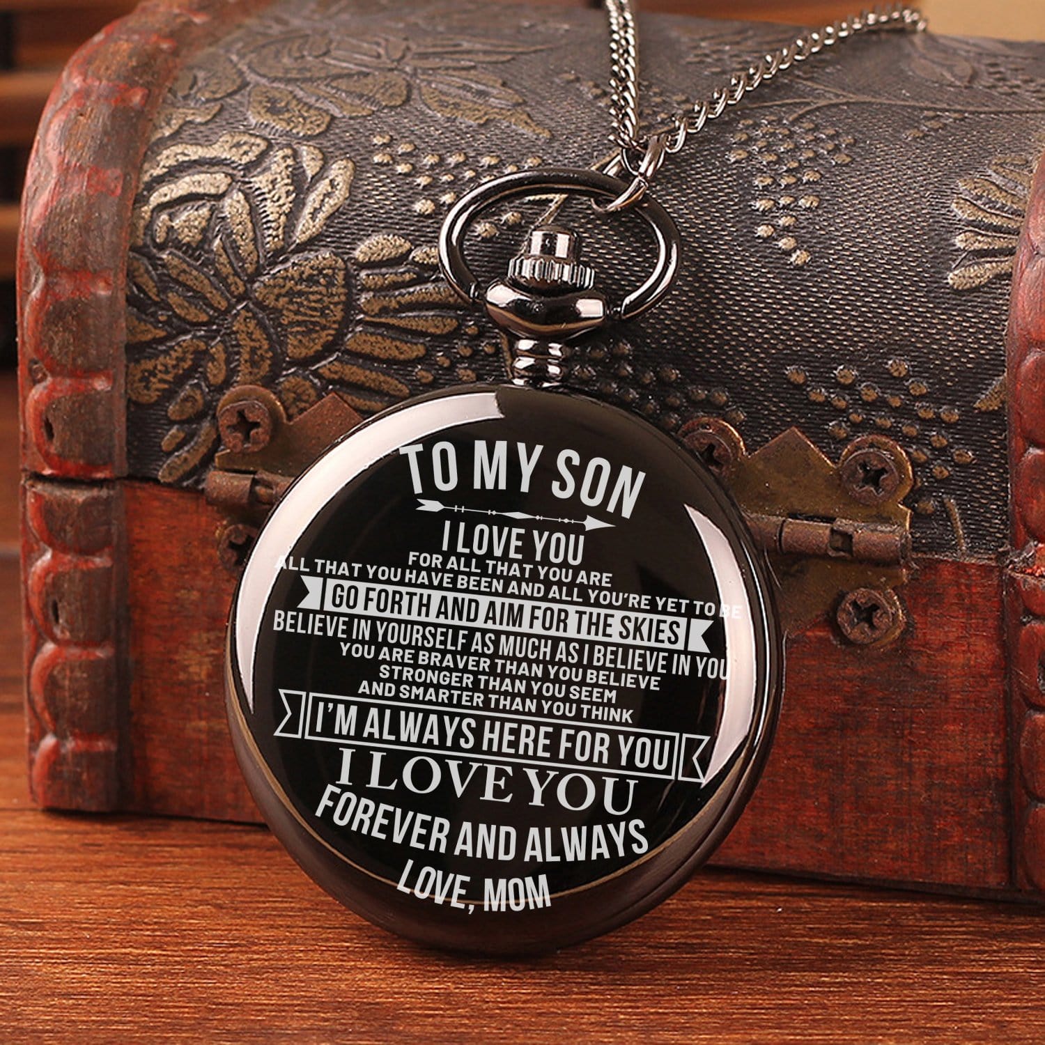 Pocket Watches Mom To Son - Go Forth And Aim For The Skies Pocket Watch GiveMe-Gifts