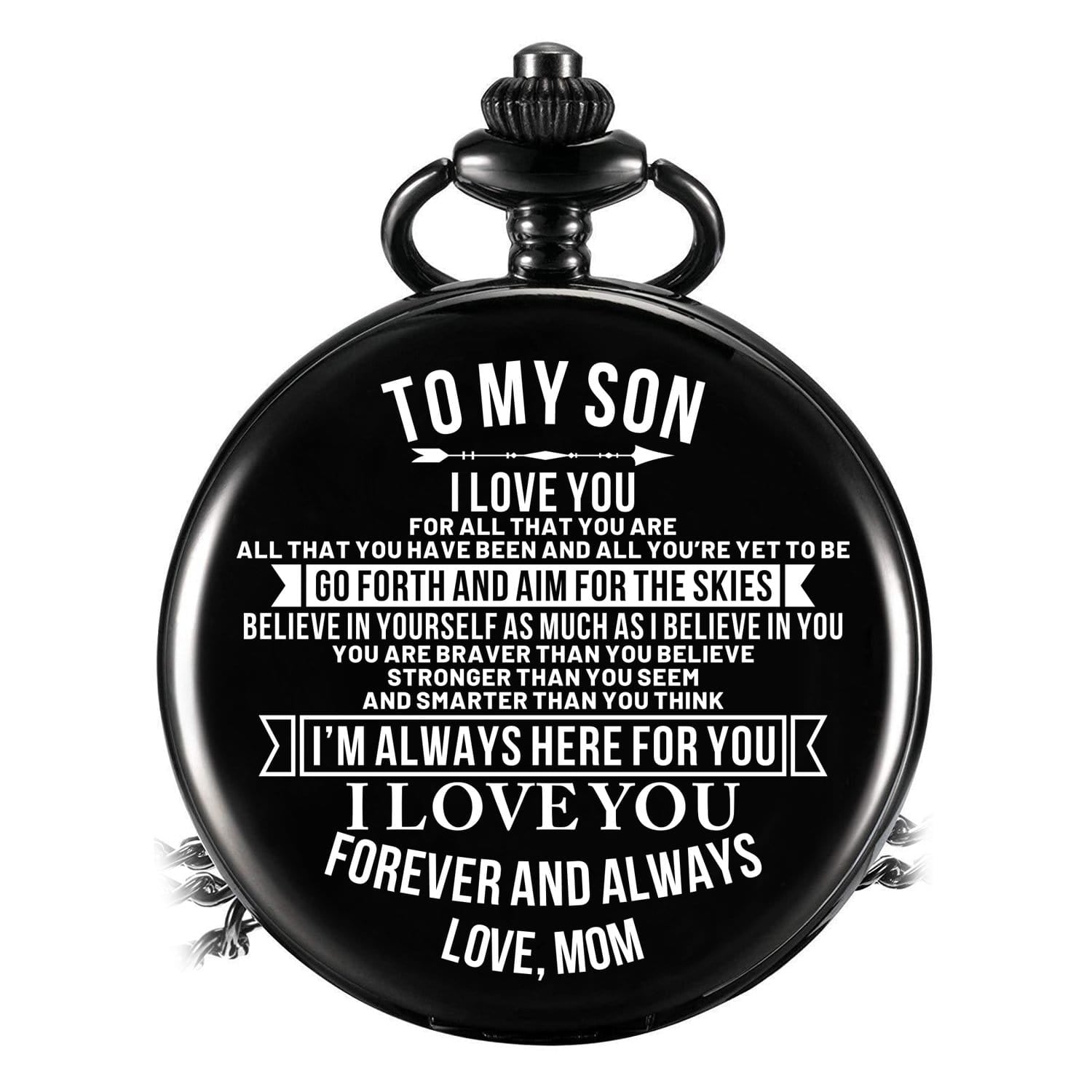 Pocket Watches Mom To Son - Go Forth And Aim For The Skies Pocket Watch GiveMe-Gifts