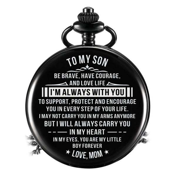 Pocket Watches Mom To Son - I Am Always With You Pocket Watch GiveMe-Gifts