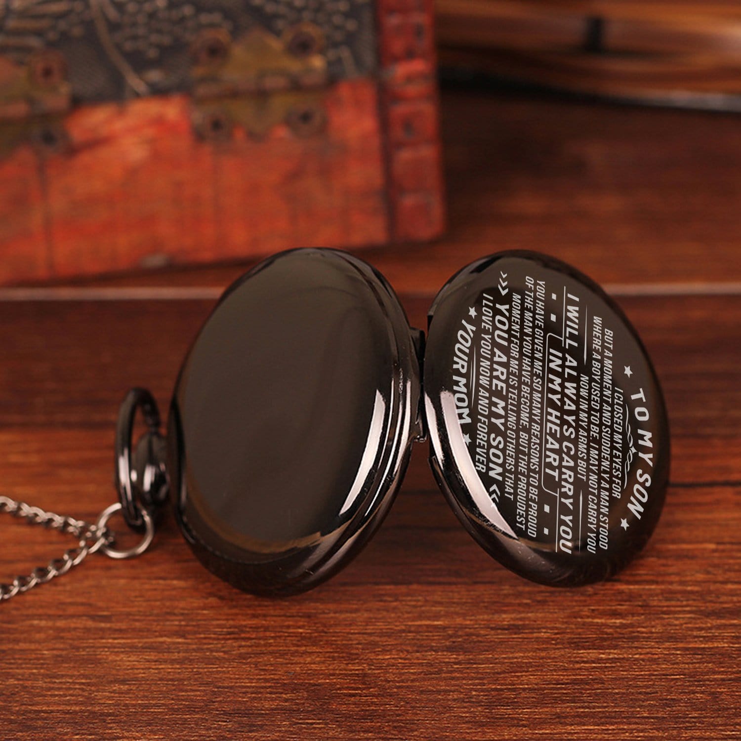 Pocket Watches Mom To Son - I Will Always Carry You In My Heart Pocket Watch GiveMe-Gifts