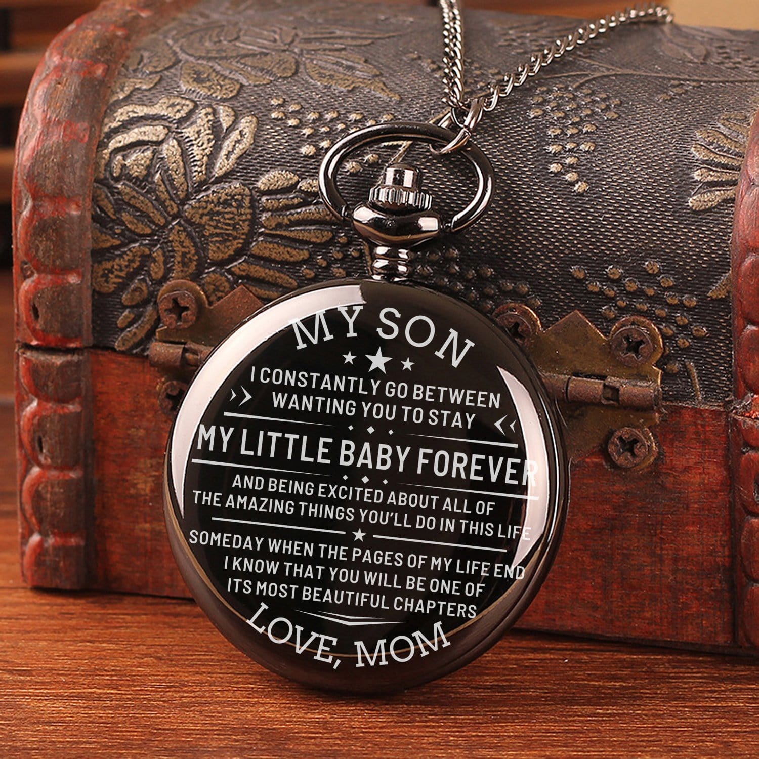 Pocket Watches Mom To Son - My Little Baby Forever Pocket Watch GiveMe-Gifts
