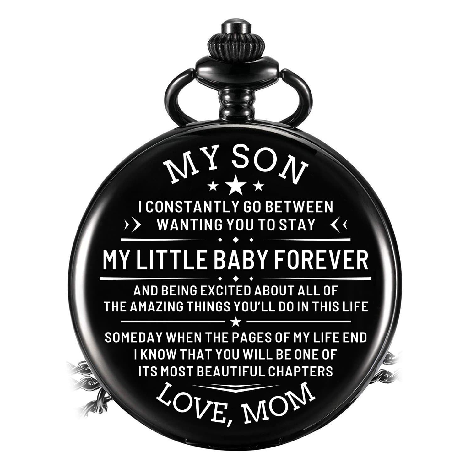 Pocket Watches Mom To Son - My Little Baby Forever Pocket Watch GiveMe-Gifts