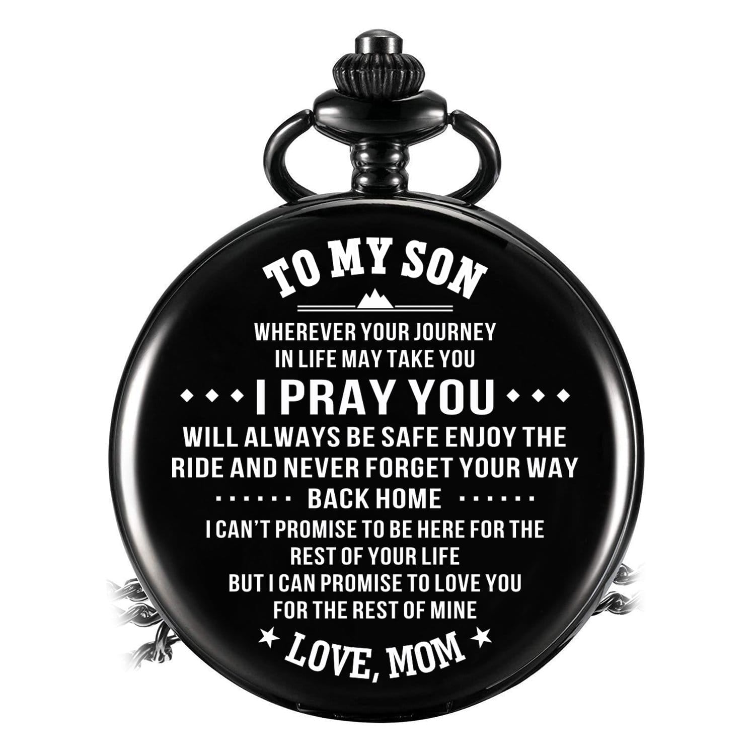 Pocket Watches Mom To Son - You Will Always Be Safe Pocket Watch GiveMe-Gifts