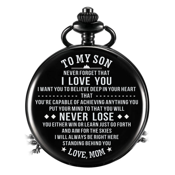 Pocket Watches Mom To Son - You Will Never Lose Pocket Watch GiveMe-Gifts