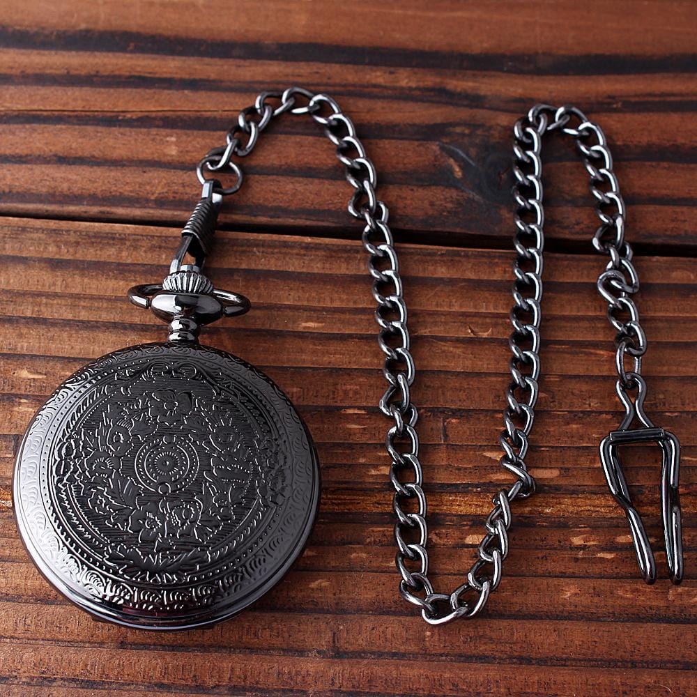 Pocket Watches To My Son - I Love You Black Vintage Pocket Watch GiveMe-Gifts