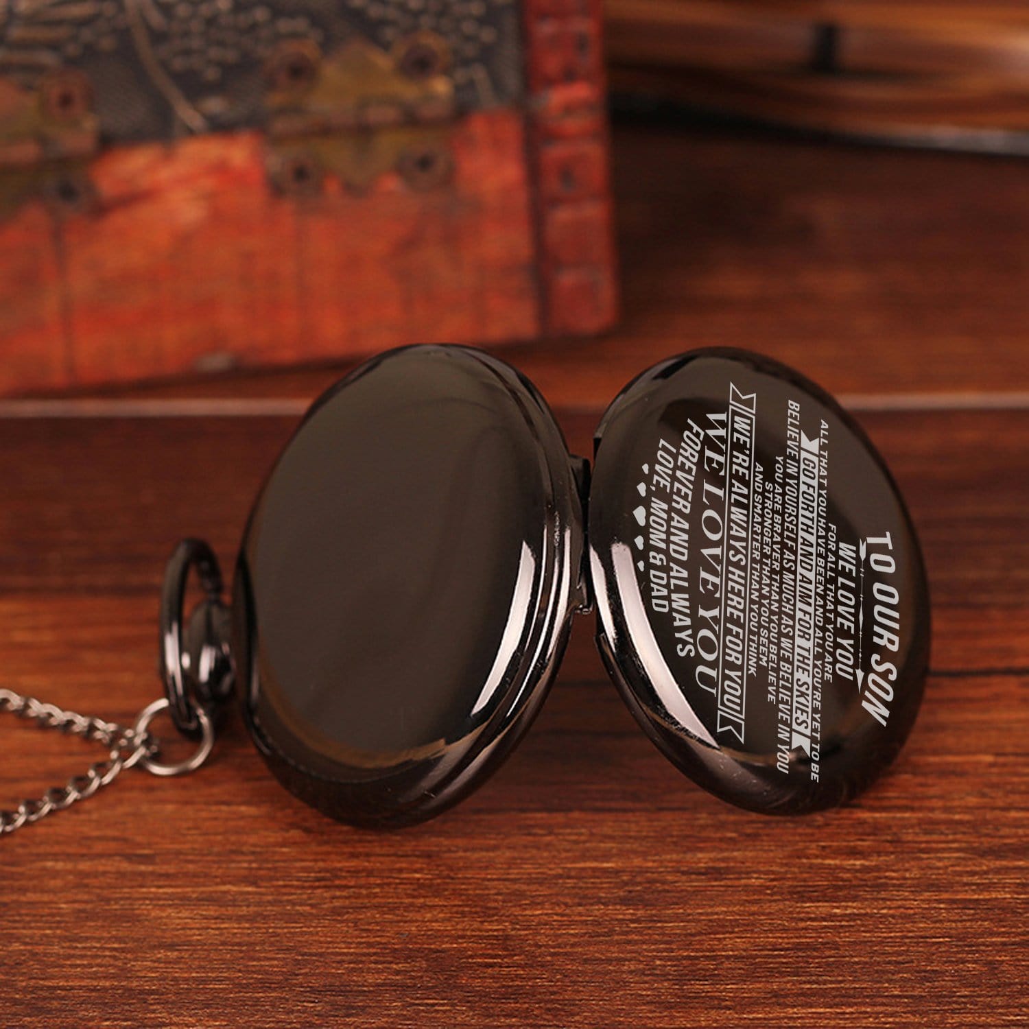 Pocket Watches To Our Son - Go Forth And Aim For The Skies Pocket Watch GiveMe-Gifts