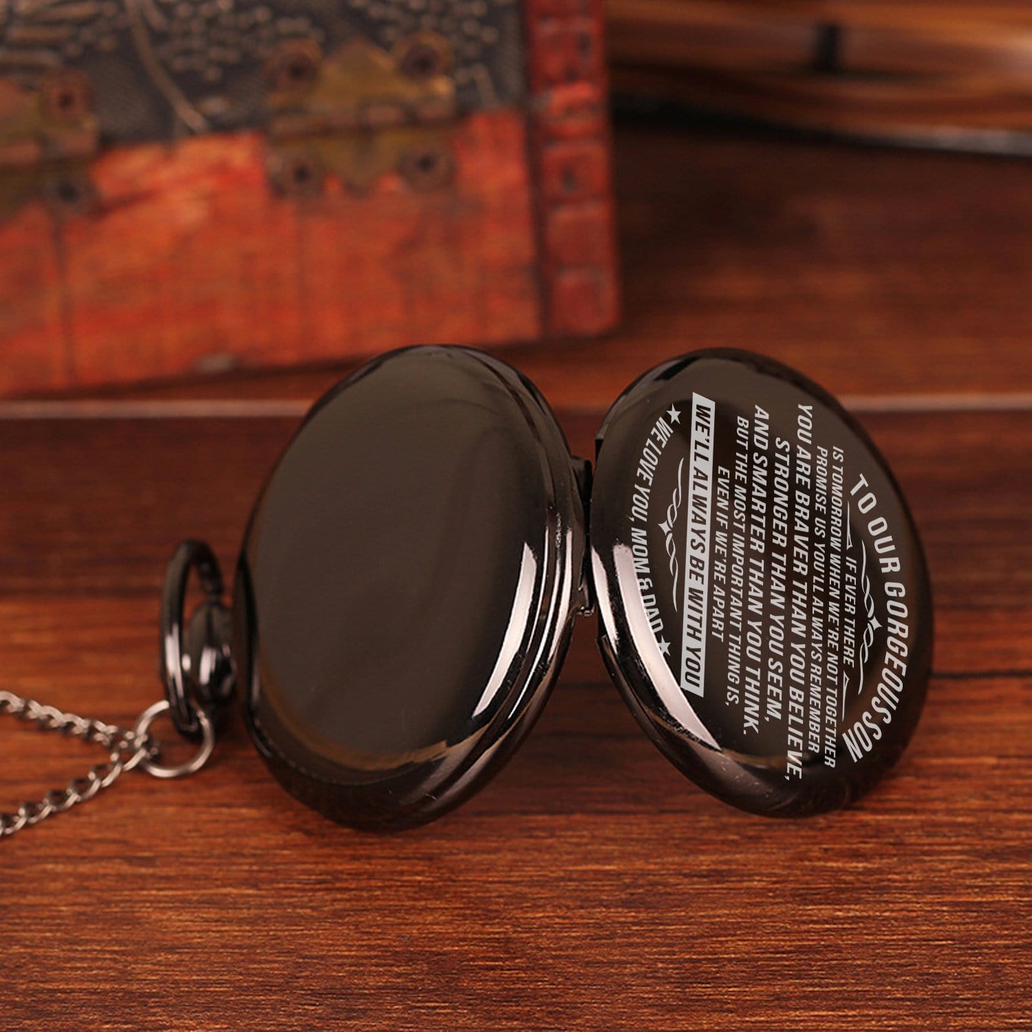Pocket Watches To Our Son - We Will Always Be With You Pocket Watch GiveMe-Gifts