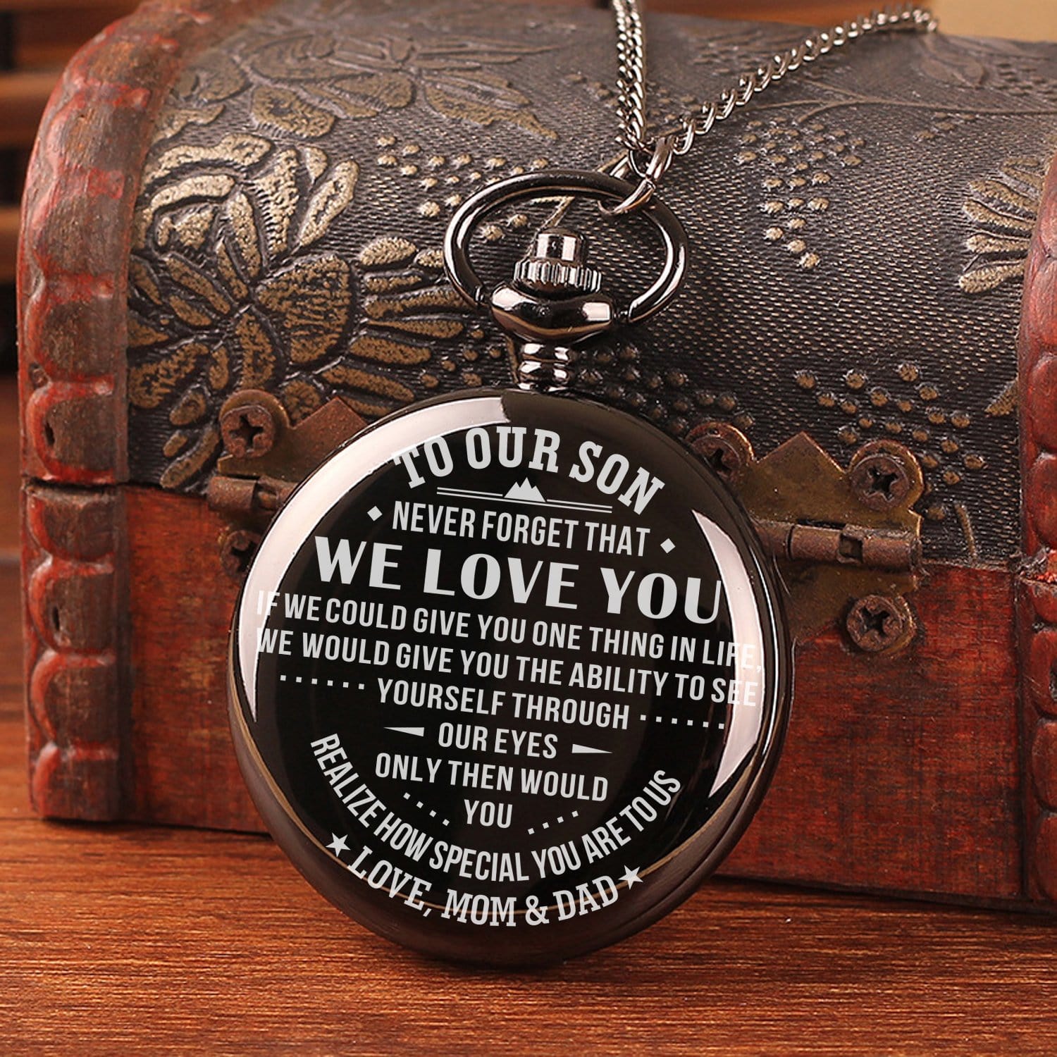 Pocket Watches To Our Son - You Realize How Special You Are To Us Pocket Watch GiveMe-Gifts