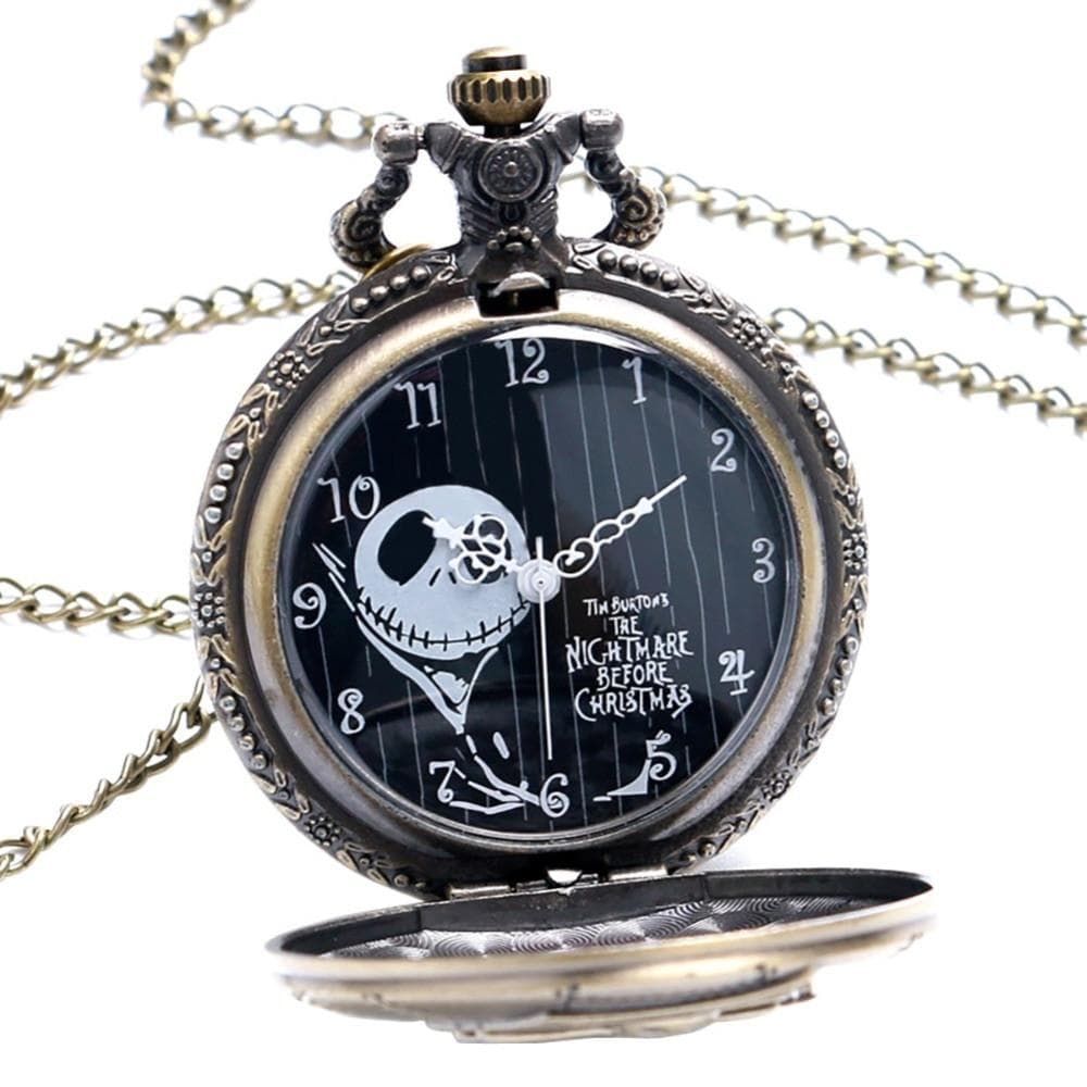 Pocket Watches The Nightmare Before Christmas Jack Halloween Vintage Pocket Watch GiveMe-Gifts
