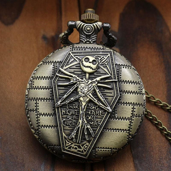 Pocket Watches The Nightmare Before Christmas Jack Halloween Vintage Pocket Watch GiveMe-Gifts