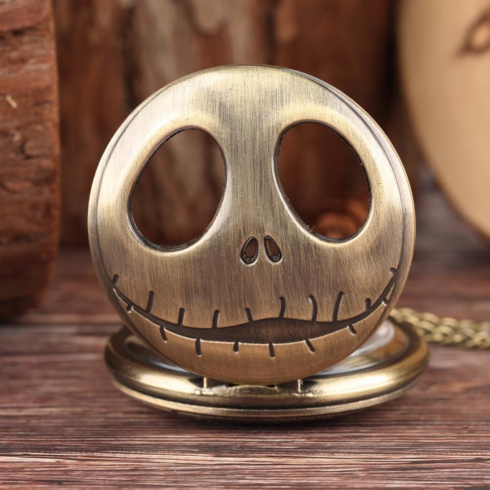Pocket Watches On Festival The Nightmare Before Christmas Halloween Bronze Vintage Pocket Watch GiveMe-Gifts