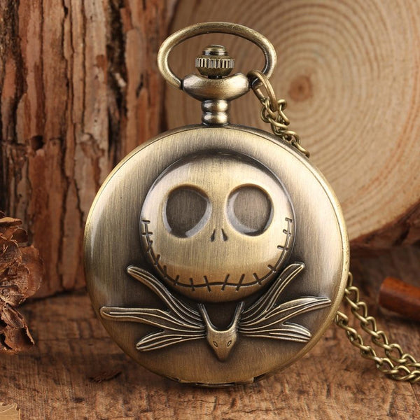 Pocket Watches Jack The Nightmare Before Christmas Halloween Vintage Pocket Watch GiveMe-Gifts