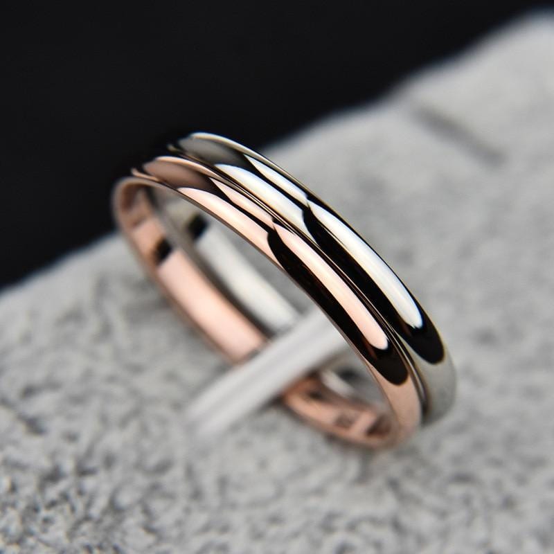 Rings Classic Titanium Ring (2 mm) GiveMe-Gifts