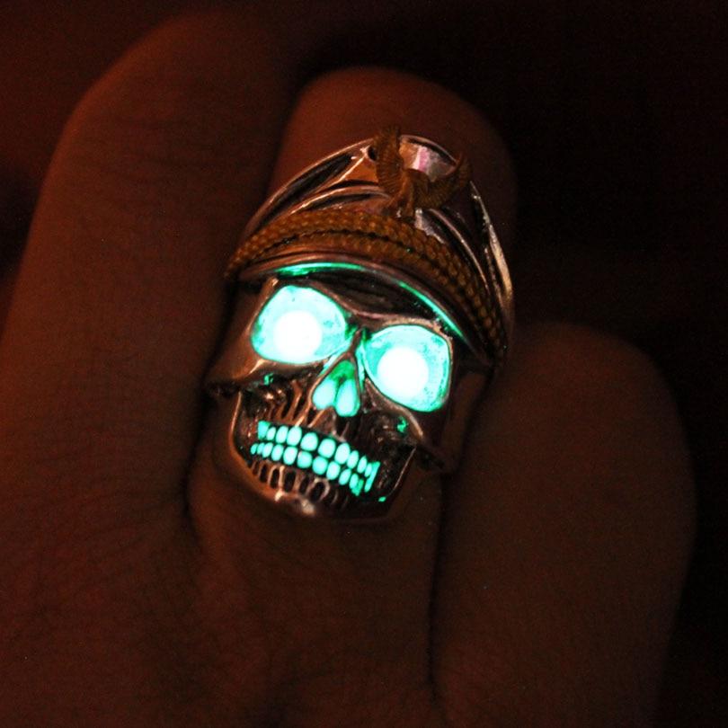 Rings Glowing Skull Rings GiveMe-Gifts