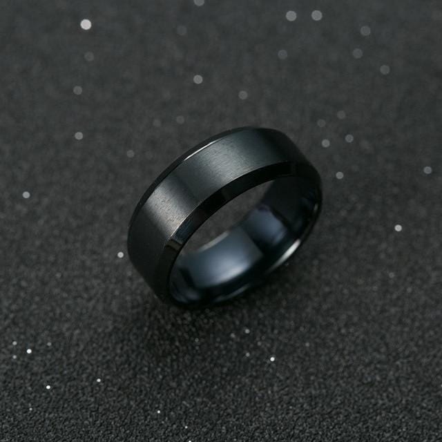 Rings Men's Classic Titanium Ring 6 / Black GiveMe-Gifts