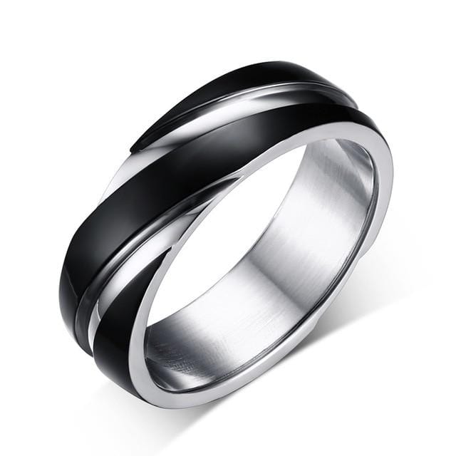 Rings Modern Lovers Ring 5 / Black GiveMe-Gifts
