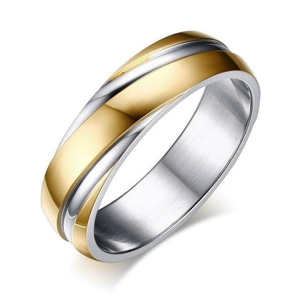 Rings Modern Lovers Ring 5 / Gold GiveMe-Gifts