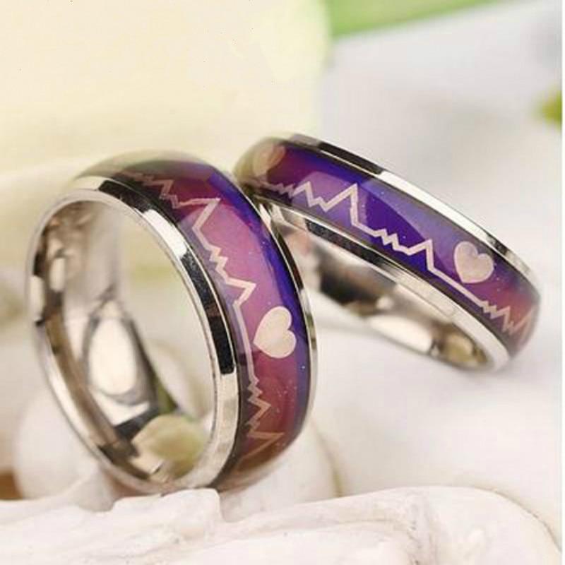 Rings Mood Heartbeat Changing Color Ring GiveMe-Gifts