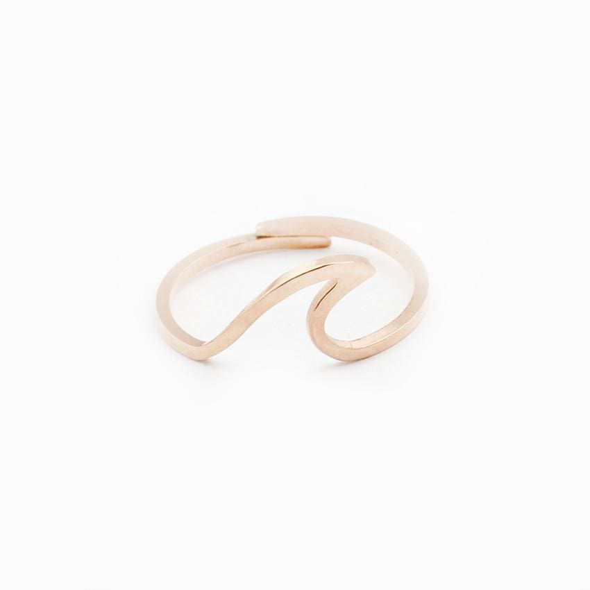 Rings Ocean Wave Resizable Ring GiveMe-Gifts