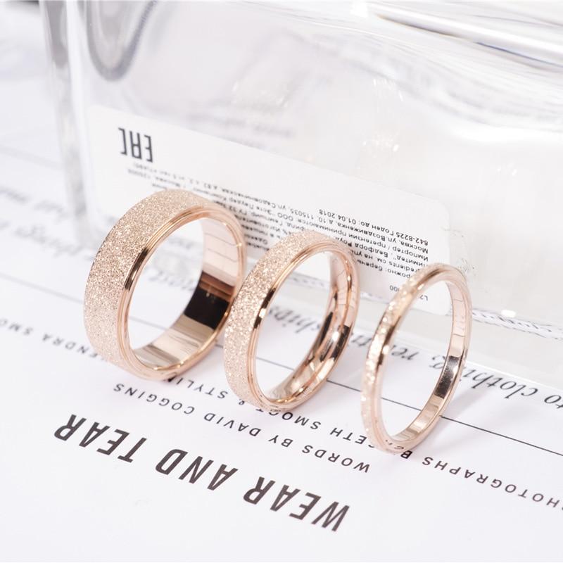 Rings Rose Gold Frosted Ring GiveMe-Gifts