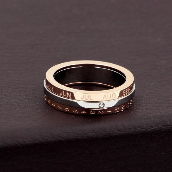 Rings Love The Day I Met You Spinner Ring 5 GiveMe-Gifts