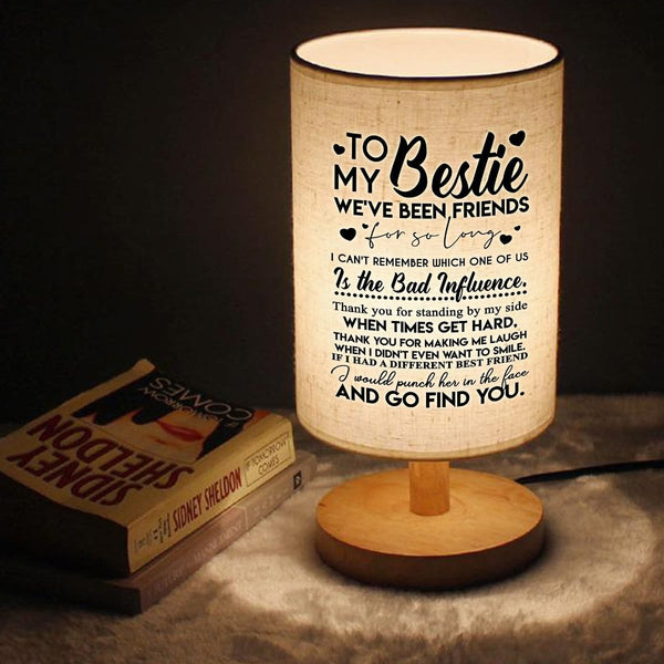 Table Lamp To My Bestie - We Have Been Friends LED Wooden Table Lamp GiveMe-Gifts