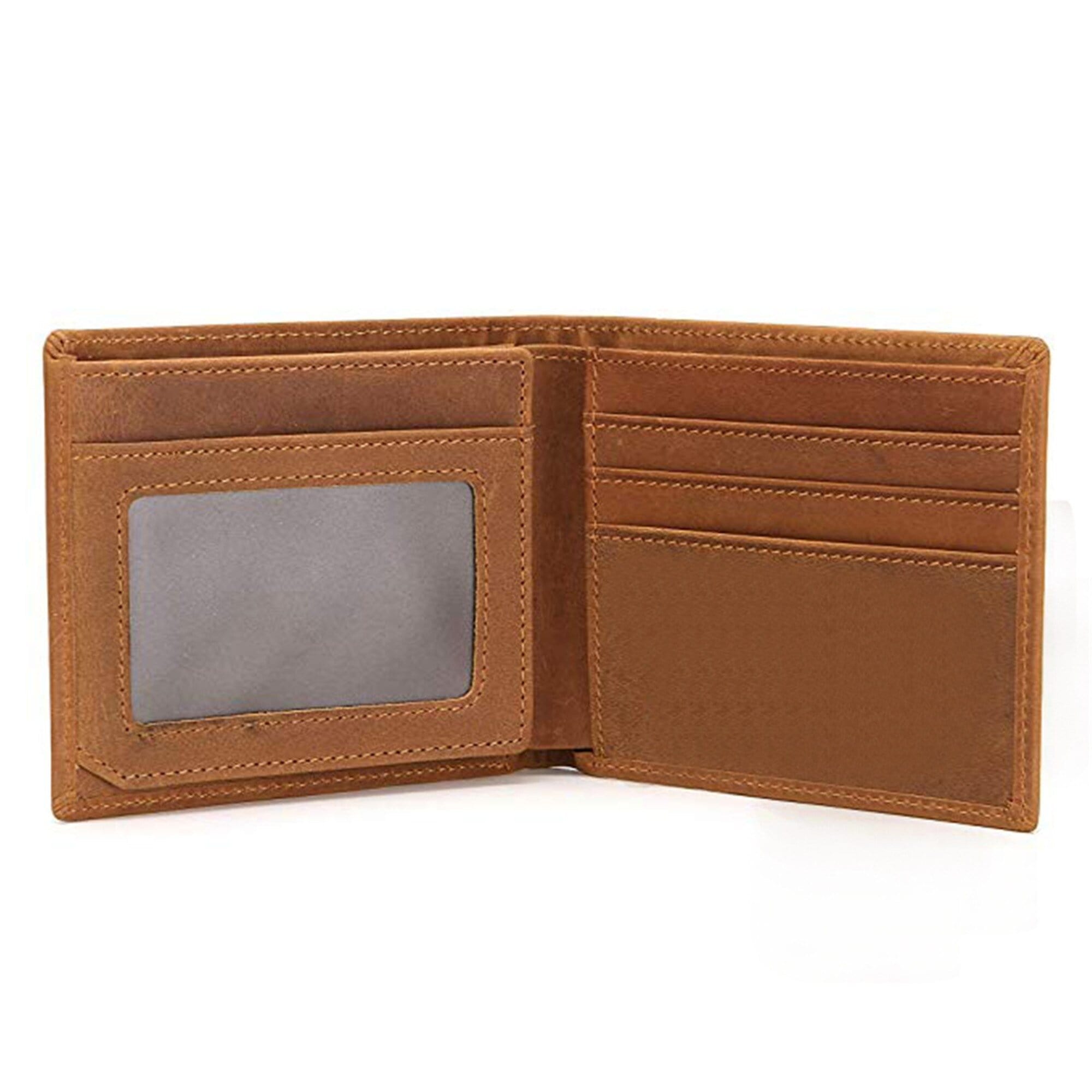 Wallets Grandpa To Grandson - Love You For The Rest Of Mine Bifold Leather Wallet Gift Card GiveMe-Gifts