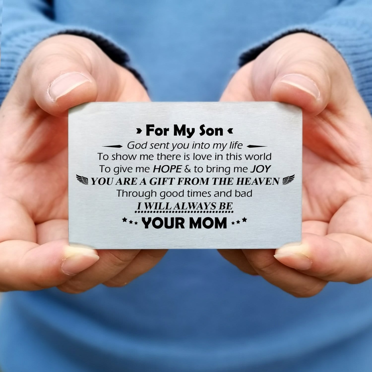 Wallets Mom To Son - You Are A Gift Bifold Leather Wallet Gift Card GiveMe-Gifts
