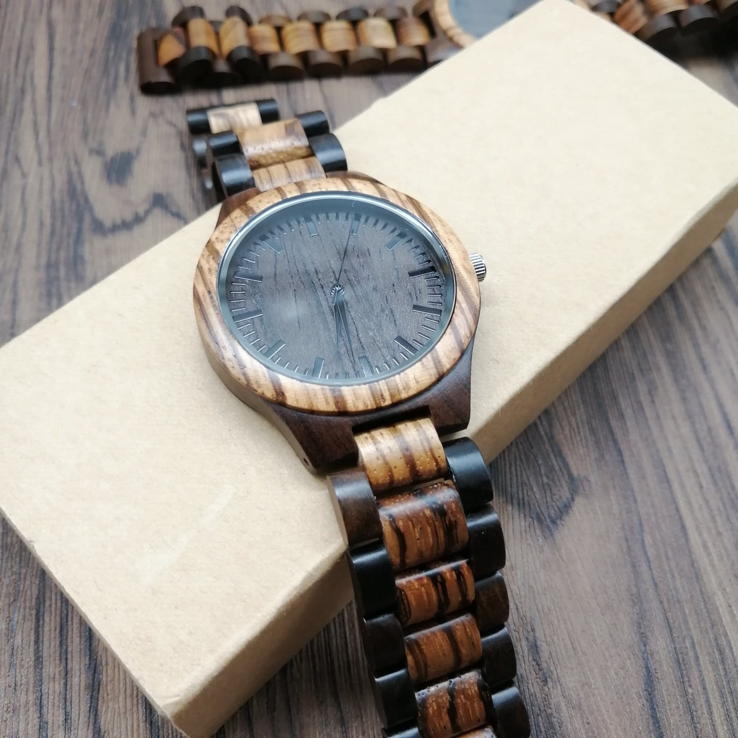 Watches For Husband To My Husband - I Can't Wait Engraved Wood Watch GiveMe-Gifts
