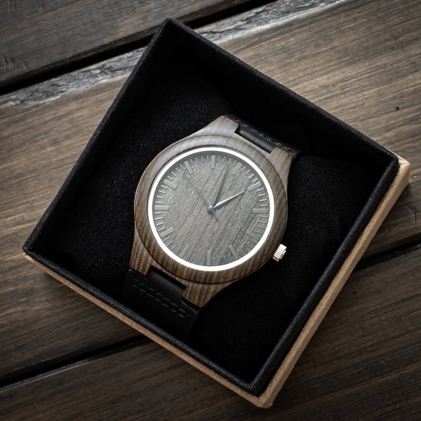 Watches To My Man - I Found A Love Engraved Wood Watch GiveMe-Gifts