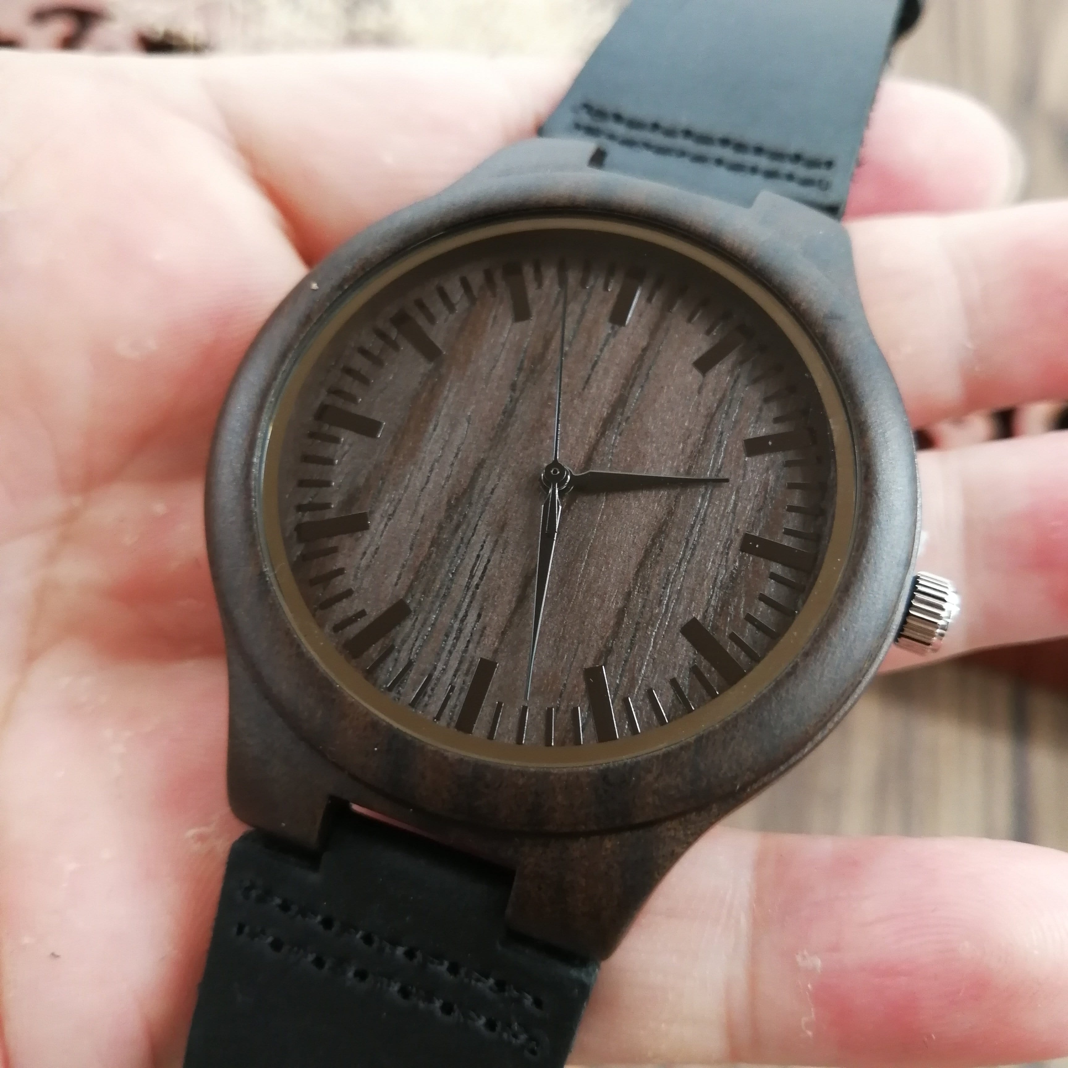Watches To My Son - When I Tell You I Love You Engraved Wood Watch GiveMe-Gifts