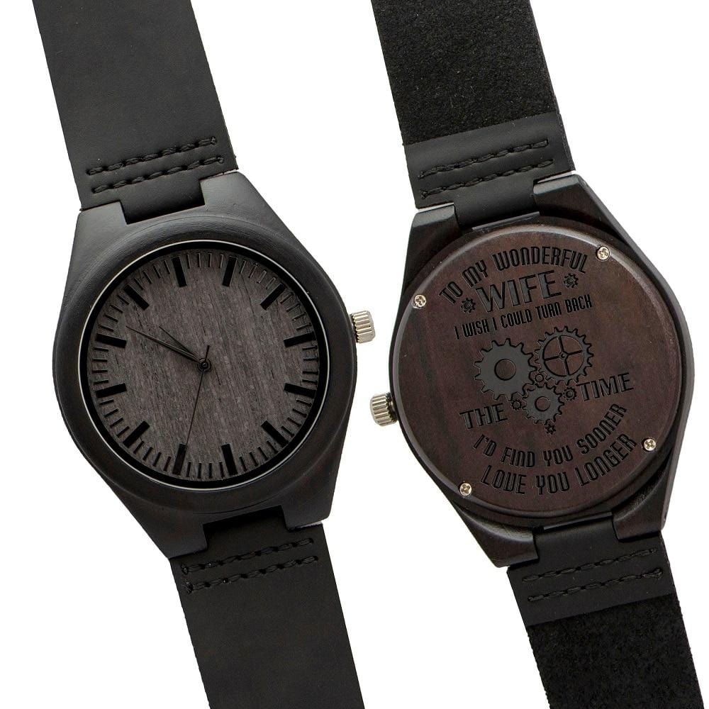 Watches For Wife To My Wife - Engraved Engraved Wood Watch GiveMe-Gifts