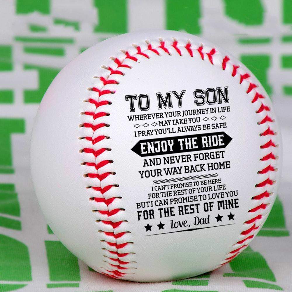 Baseball Dad To Son - I Can Promise To Love You Personalized Baseball GiveMe-Gifts
