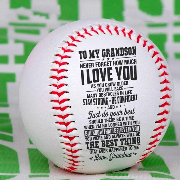 Baseball Grandma To Grandson - Just Do Your Best Personalized Baseball GiveMe-Gifts
