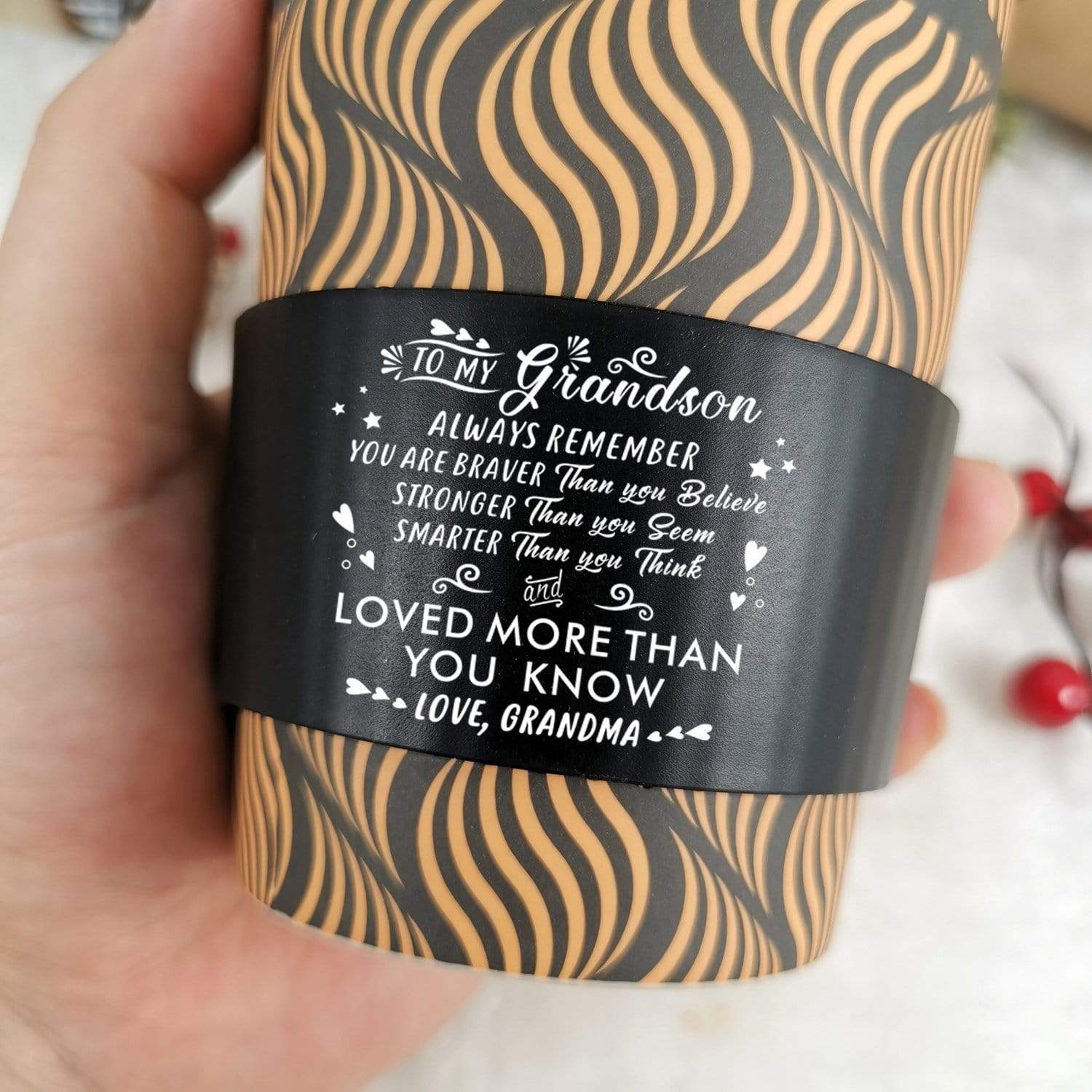 Coffee Cup & Mug Grandma To Grandson - You Are Loved More Ecoffee Cup GiveMe-Gifts