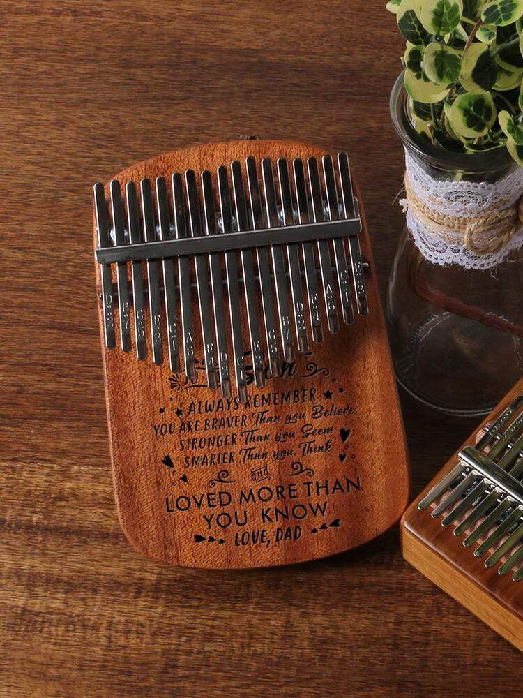 Kalimba Dad To Son - You Are Loved More 17 Keys Thump Piano GiveMe-Gifts