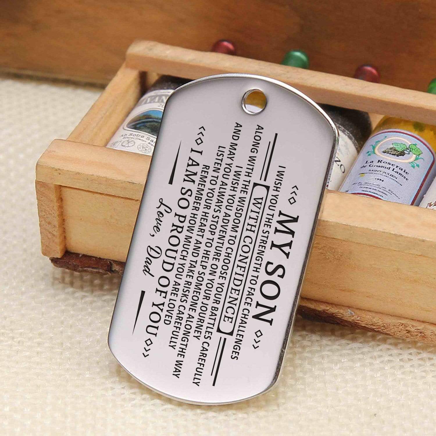 Keychains Dad To Son - Remember How Much You Are Loved Personalized Keychain GiveMe-Gifts