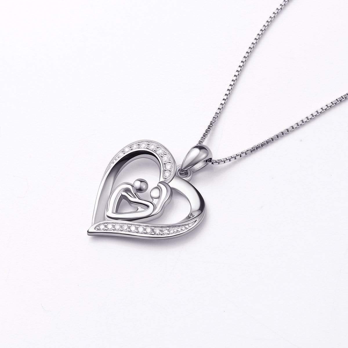 Necklaces Daughter To Mom - I Love You Heart Necklace GiveMe-Gifts