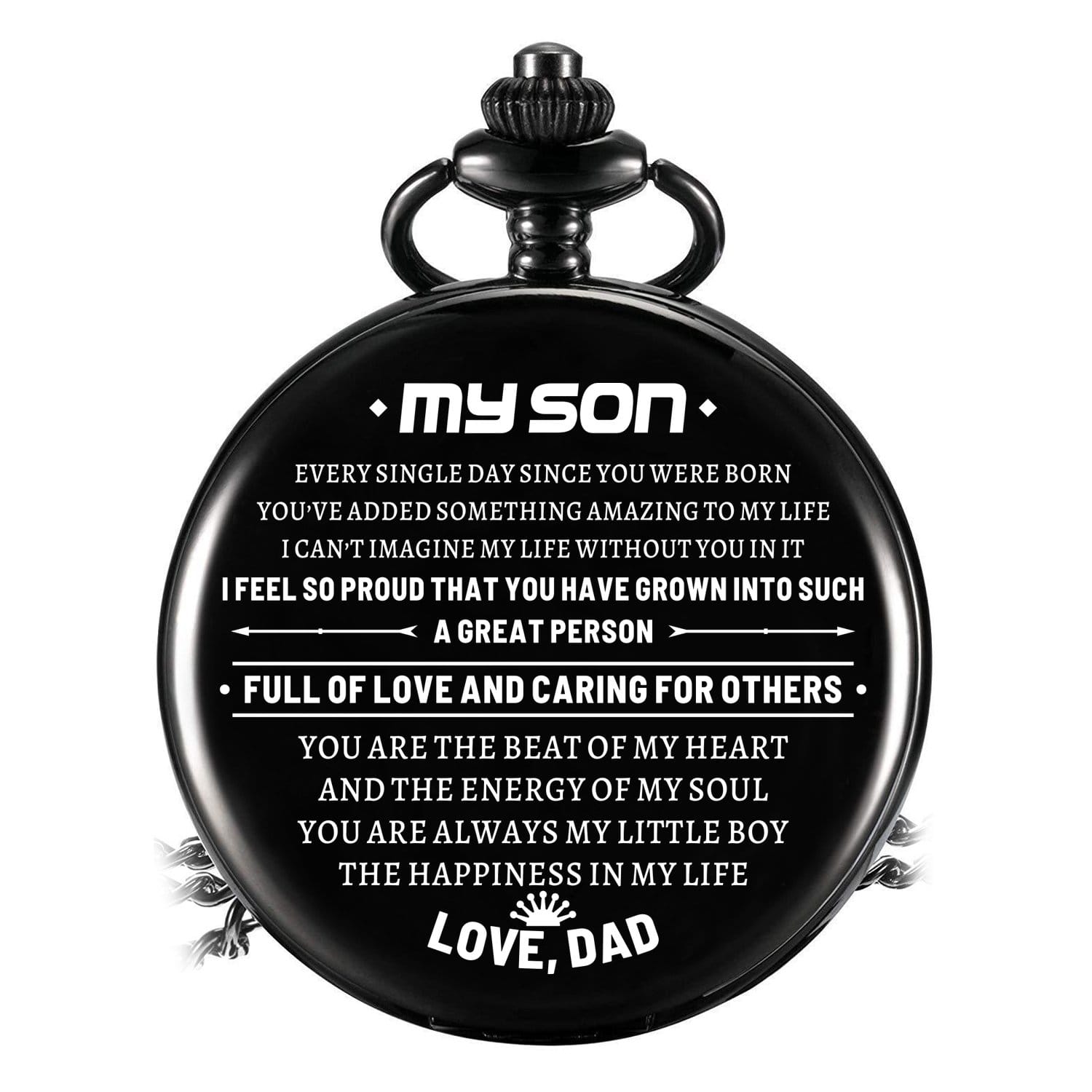 Pocket Watches Dad To Son - Full Of Love And Caring For Others Pocket Watch GiveMe-Gifts